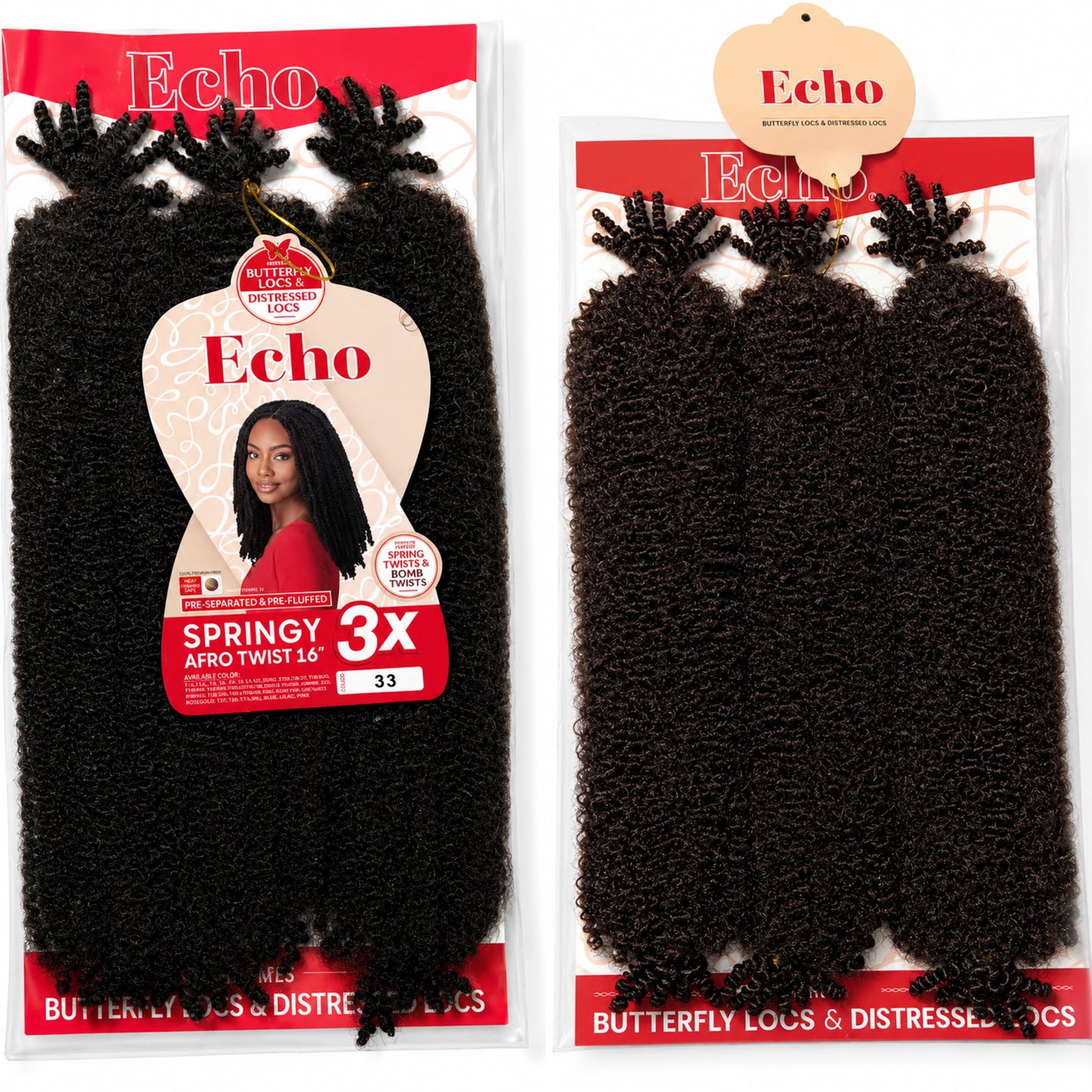Echo Springy Afro Twist 16" Colour 33