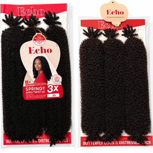 Echo Springy Afro Twist 16" Colour 33