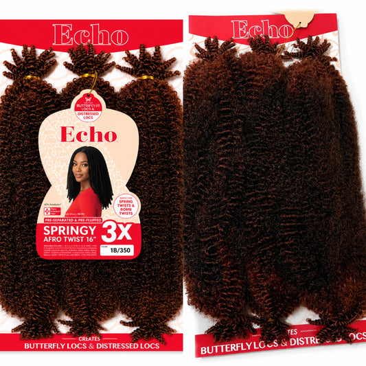 Echo Springy Afro Twist 16" Colour 1B/350
